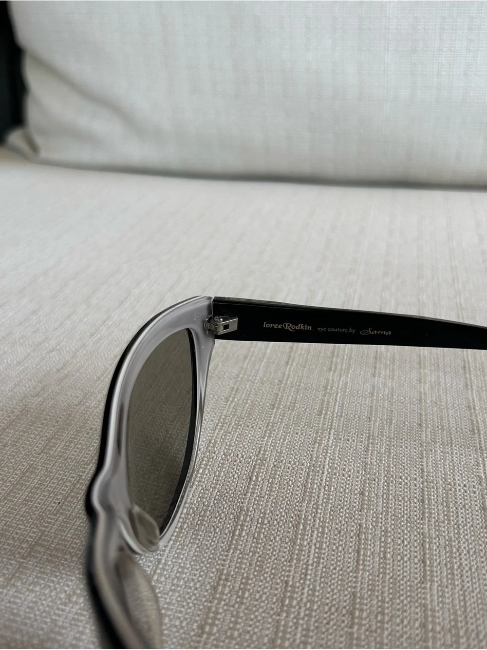 Lore Rodkin Black Cat-Eye Women's Sunglasses
